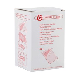 Rudafilm Sterile Transparent Waterproof Wound Dressing Size: 15 cm x 10 cm
