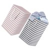 2 Pcs Laundry Basket 75 Litres Waterproof Lining Dirty Clothes