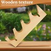 Beeveer 2 Pairs Pine Wood Garden Tool Organizer Wall Mount