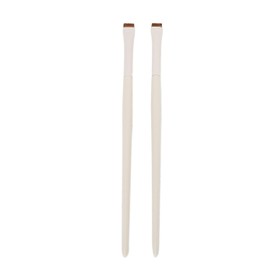 2 Brochas para Delineador de Ojos, Brochas para Corrector de Cejas de Maquillaje de ángulo Plano Ultrafino, Brocha de Maquillaje para Delineador de Ojos de Gel de Precisión para
