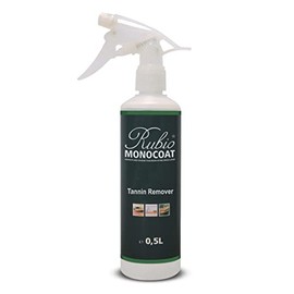 Rubio Monocoat Tannin Remover | Effective Stain & Spot Remover for Indoor & Outdoor Wooden Surfaces | Clear Wood Maintenance Treatment | 0.5 Liters
