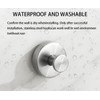 Fvokle 4pcs Suction Cup Hooks,Stainless Steel Waterproof Suction Cup Hooks