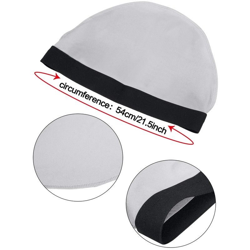 8 tapas sedosas Durag elásticas onduladas largas para la cabeza