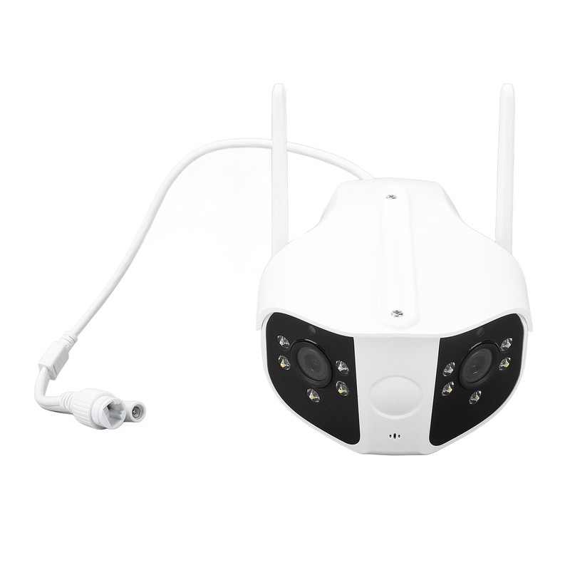 Dual Lens Security Camera 1080P HD 165 Degree Wide Angle