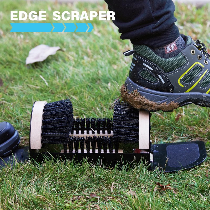Legacy Boot Scrubber, Upgraded Bristles and Frame Strength - Shoe