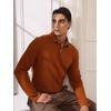 Hudson Wellesley Cotton Pique Polo Shirts for Men Long Sleeve
