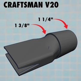 3DEXCEL CRAFTSMAN® V20 20-Volt Cordless Handheld Vacuum Universal Attachments Adapter