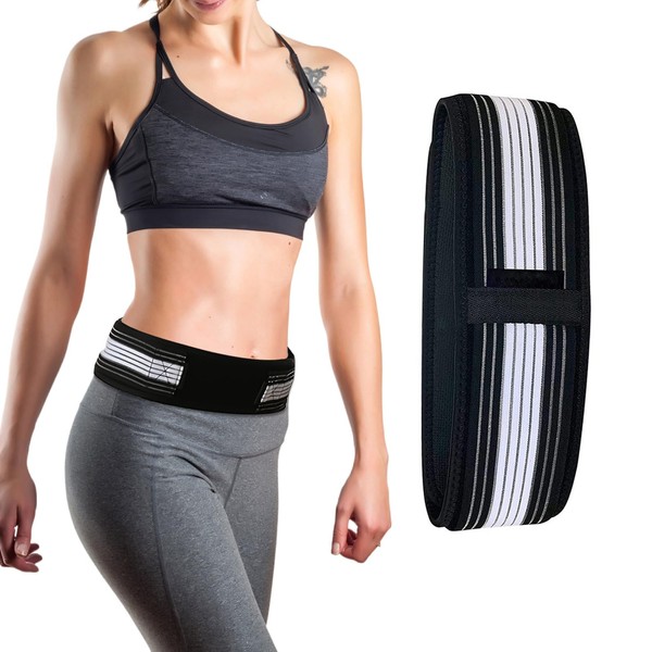 Sacroiliac SI Joint Hip Belt, Anti-Slip Adjustable Sciatica Back Support
