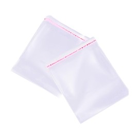 FsGrg Transparent OPP Bag with Sealing Gift Bag Storage Bag Packaging Materials Storage Bag Individually Wrapped Approx 100 (15cm x 20cm)