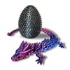 Big 20" Color-Morphing Dragon with Magic Sparkle Egg (Improved Design)
