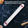 2pcs Plastic Rolling Pin, Thickness Rings Fondant Roller Tortilla Rolling