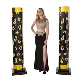 6-ft. Jungle Animal Print Columns - 2 Pieces