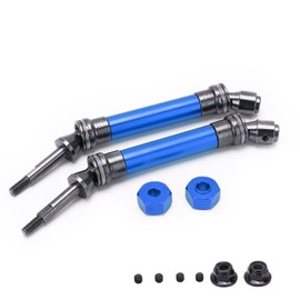 CVD Steel Rear Drive Shaft Assembly for Traxxas Slash Rustler Vxl 4x4 4wd 1/10 RC CarBlue