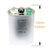 CBB65 Oval Start Capacitor with Dual Run Function, 60+5 uF