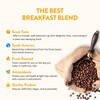 Breakfast Blend Medium Roast Ground Coffee, Speciality, Fresh Roasted 12