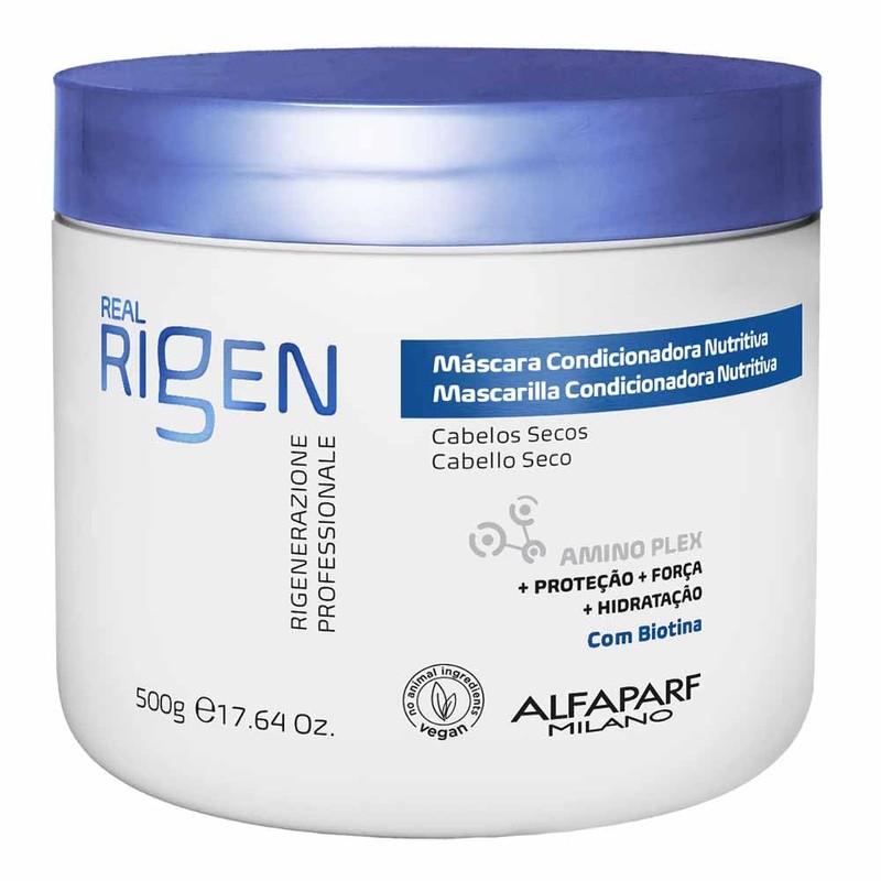 Alfaparf Milano Real Rigen Mascarilla Acondicionadora Nutritiva - Cabello Normal