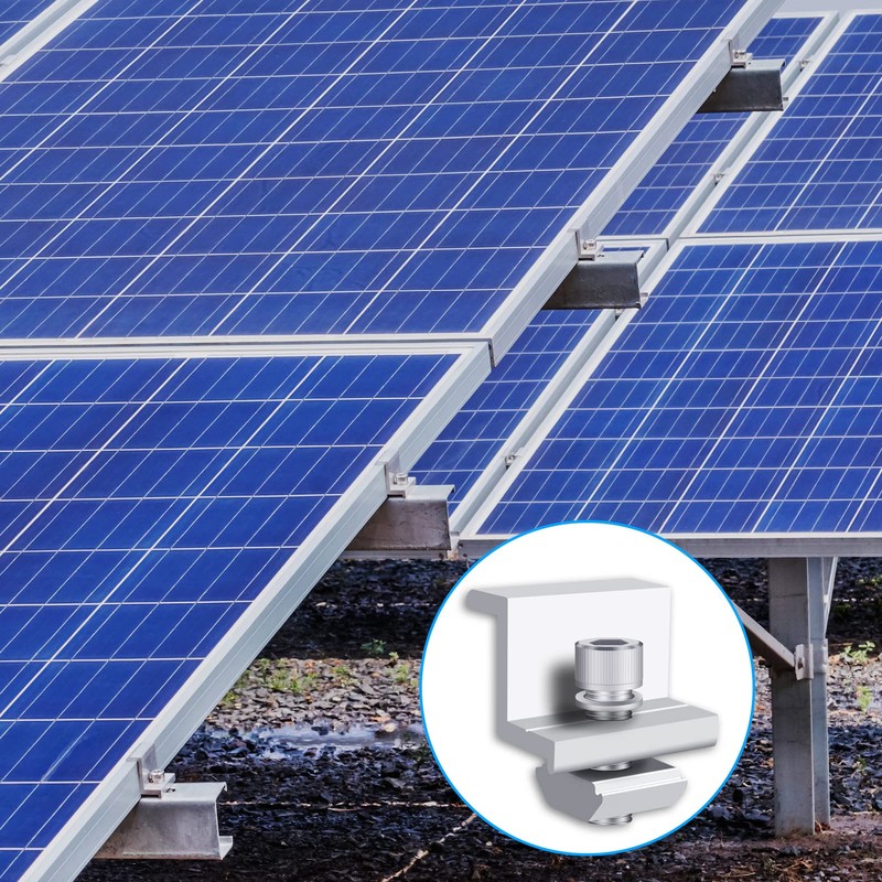 Zocipro Pack of 10 Solar Panel Brackets 30 mm, Solar