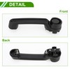 HOPESPANNER No.55395410AH Tailgate Handle Replacement for Jeep Wrangler 2007-2017 Black