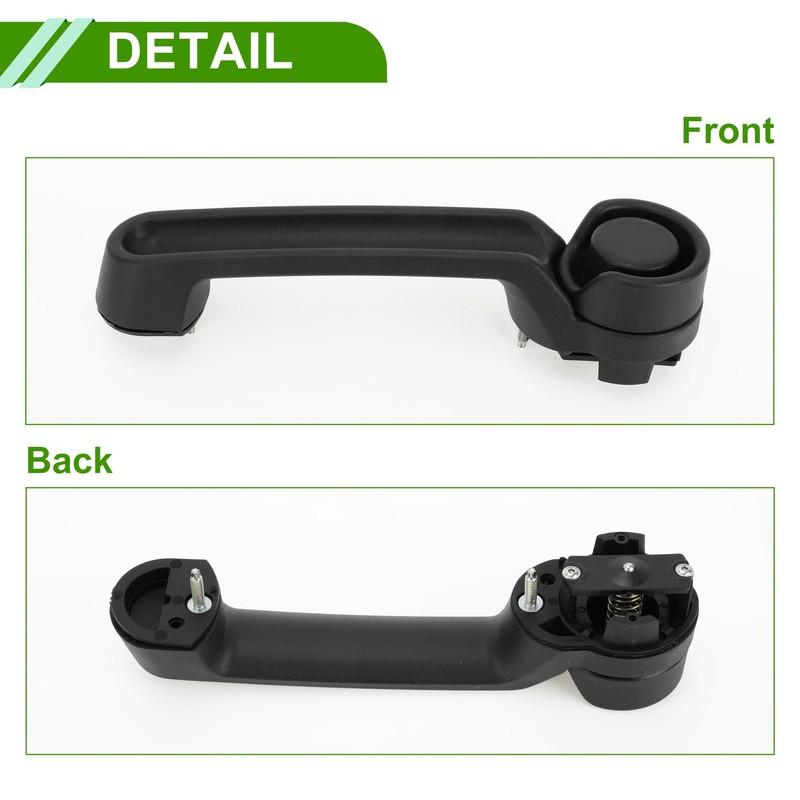 HOPESPANNER No.55395410AH Tailgate Handle Replacement for Jeep Wrangler 2007-2017 Black