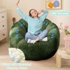 IEVENW Pumpkin Bean Bag Sofa Chair for Adult, Beanbag Couch