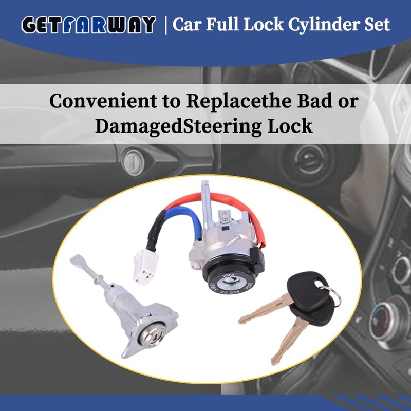 Getfarway Car Full Lock Cylinder Set 81970-3XA00 81910-3XA00 Compatible with