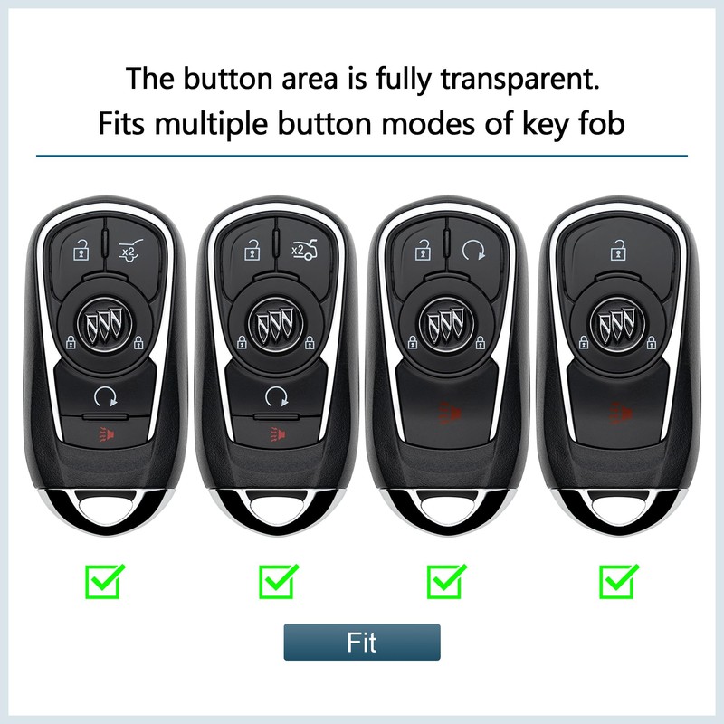 Tengare Buick Key Fob Cover Car Key Protector Case Key