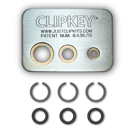 Just Clips - 1/2" Snap Rings & O-rings for cordless & air impact wrenches including IR, CP & all major brands. Includes the ClipKey, Snap Ring Installation Tool (3 snap rings & 3 o-rings)