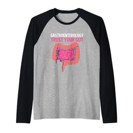 Funny Gastroenterology Trust Your Gut For Gastroenterologist Raglan Baseball Tee