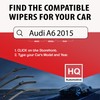 HQ AUTOMOTIVE Windscreen Wiper Blades | Fits: HONDA Civic Hatchback