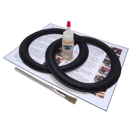 Springfield Speaker Foam Surround Edge Repair Kit - 2 Speaker Kit - 8 Inch - Compatible with Electro Voice/EV: Sentry 100a, Cristal, Interface 1, Interface 2, Interface 3, Interface A, Many More