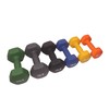 POWERT HEX Neoprene Dumbbell |Coated Colorful Hand Weights in Pair