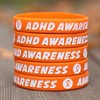 3 of ADHD Awareness Wristbands