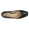 Naturalizer Womens Warner Square Toe Block Heel Pump,Black Smooth,5
