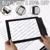 custom-sign US A4 Full Page 3x Magnifier Sheet Book Reading