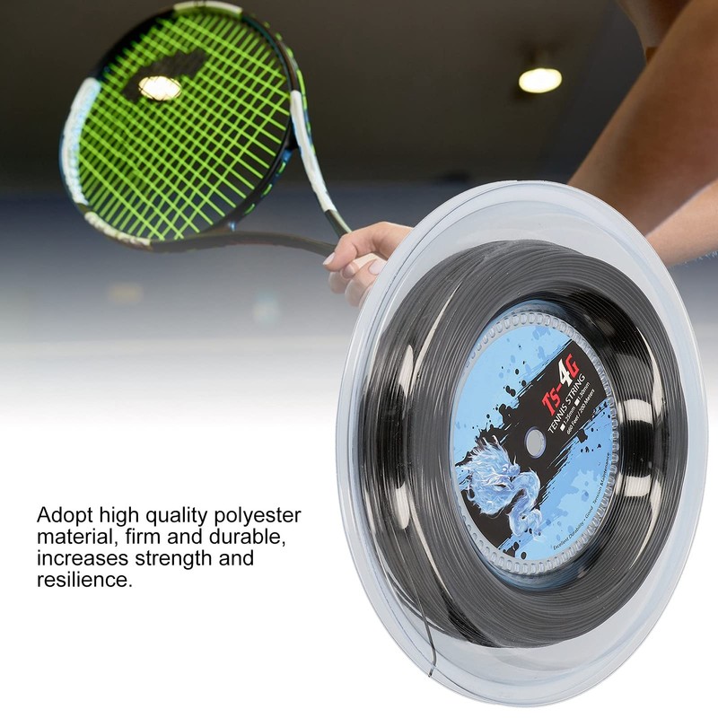 Leapiture 200m Tennis Racket Strings Racquet Stringing Round Hard String