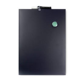 U Brands Magnetic Chalkboard, 11 x 15.5 Inches, Frameless, Marker and Magnets Included (2351U00-04)