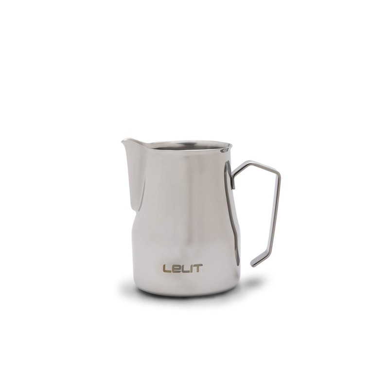 Lelit PLA301S Milk Jug with Latte Art Brush, Stainless Steel,