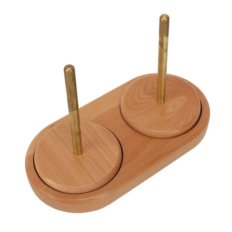 Double Yarn Holder Detachable Rotatable Large Capacity Yarn Ball Stand