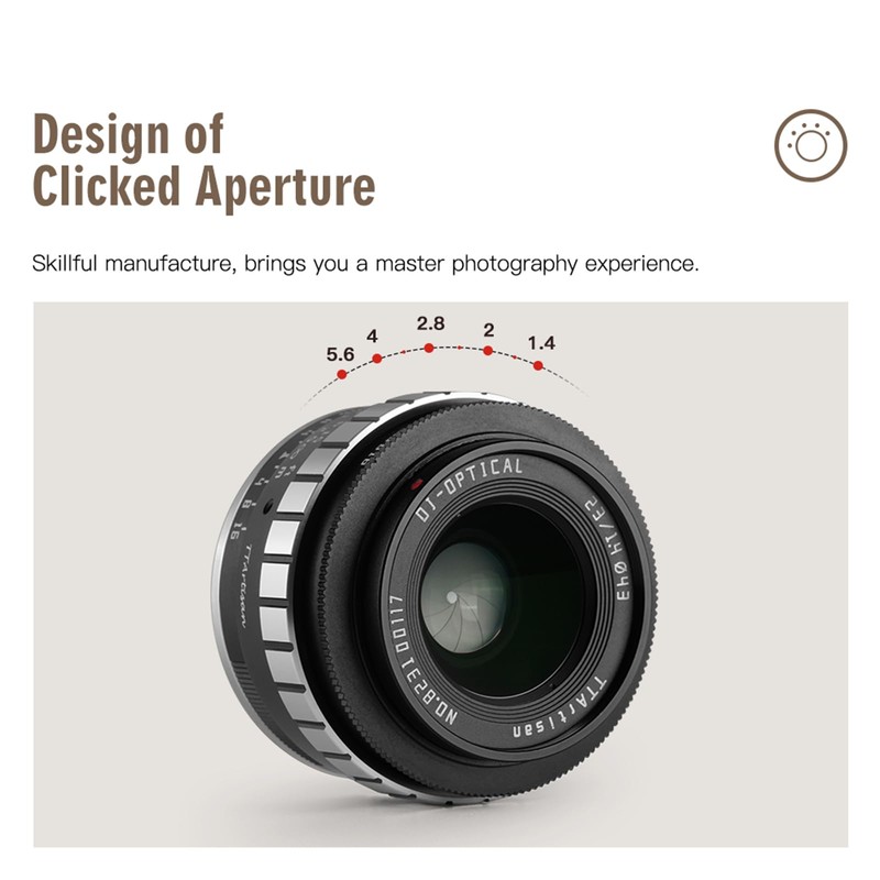 TTARTISAN 23mm F1.4 APS-C for Fuji X-Mount (X-Mount)