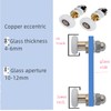Shower Door Rollers, The Bathroom Glass Sliding Door Pulleys/Runners/Wheels,25mm Modern