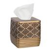 Popular Bath Tissue Box, Spindle Collection, Gold
