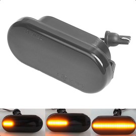 LoreenCar Dynamic LED Side Marker Amber Turn Signal Light For Fiesta C-Max Focus Fusion Galaxy Bora Golf Jetta Passat Polo Sharan Vento Ibiza Leon Citigo Felicia Side Indicator