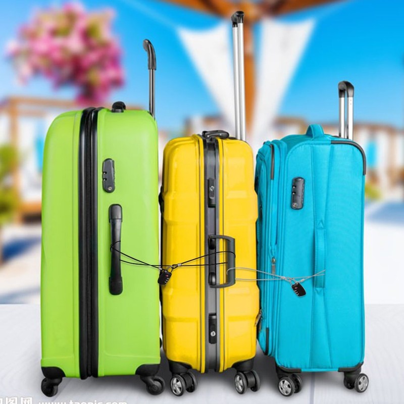 DanziX TSA Approved Lock and 4 Colors Stainless Steel Safety