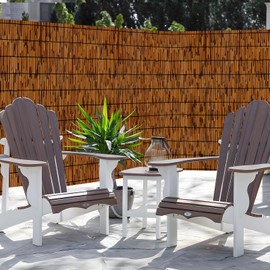 TOOKNIN 1 Pack Natural Reed Fence,4FT X 16.4FT Bamboo Fencing Privacy Reed Screening for Outdoor, Gallery, Restaurant, Hotel, Patio (Brown)