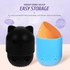 Toyvian Soportes de Silicona para Esponjas de Maquillaje 3piezas
