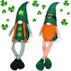 2 Pcs Extra Large St. Patrick's Day Gnome Plush Decor