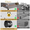 Yecaye Under Bed Storage with Wheels, 4 Pack Under Bed