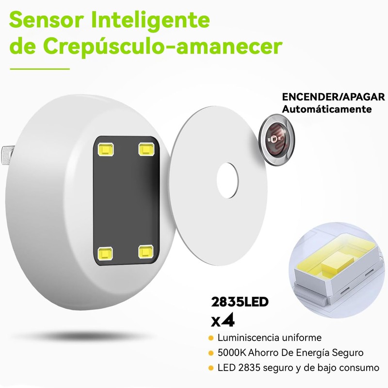 6 Pack Luces De Noche Para Niños, Luz De Noche