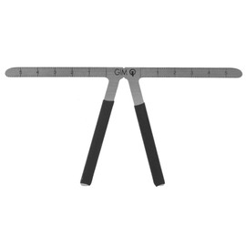 Make-up Measure 1 Piece Eyebrow Tattoo Ruler, Eyebrow Ruler, Durable for Lady Beauty Salon Microblading Accessories Eyebrows DIY Measure