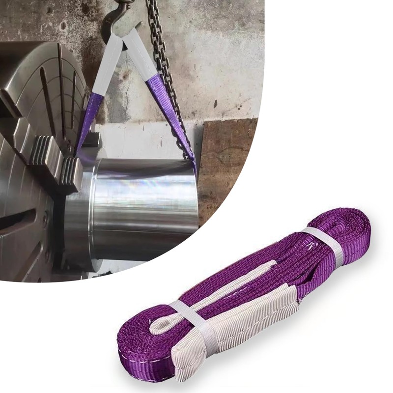 LEPEVNEY Lifting Straps Lift Sling Straps Flat Crane Sling Polyester